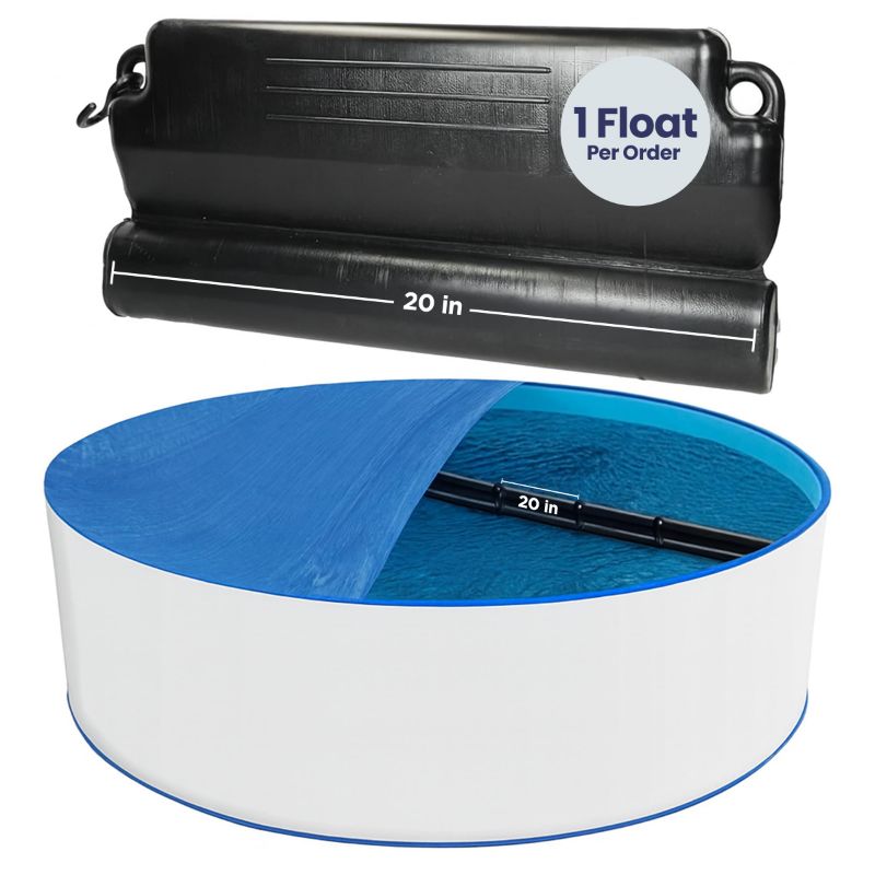 Photo 1 of AquaDoc Pool Pillow Alternative - One Hard Plastic Floating Buoy for Winter Protection - Inground & Above Ground Pool Closing Pillow Replacement - 20 Inch Unit