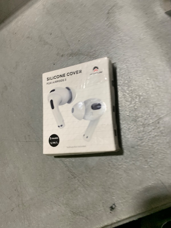Photo 1 of AhaStyle 3 Pairs AirPods 3 Ear Tips Silicone Earbuds Cover [Not Fit in The Charging Case] Compatible with Apple AirPods 3 2021 (Large+Medium+Small, White)
