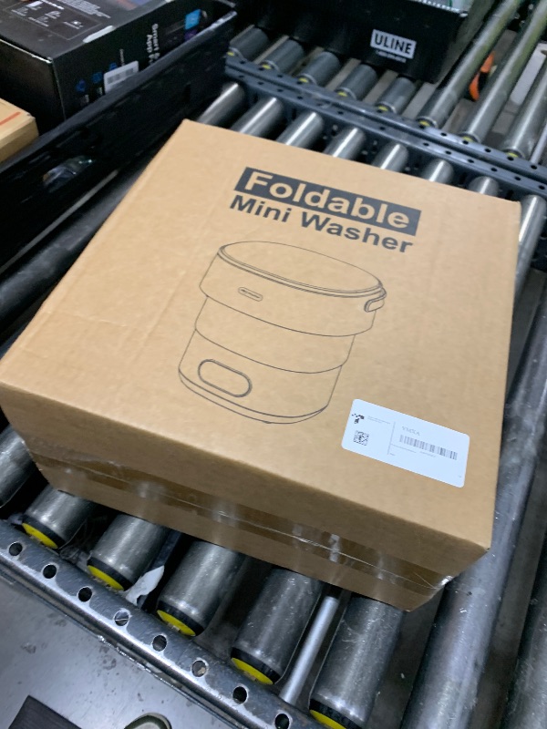 Photo 1 of  Portable Washing Machine,Mini Washer 16L Upgraded With Spin Basket,Small Clothes Folding Washing Machine Of Underwear, Baby And Small Clothes,Suitable For Home Apartments Dormitories, Hotels Khaki 