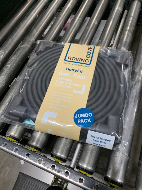 Photo 1 of  RovingCove HeftyFit Corner & Edge Guards - Bundle & Save (4 Corners, 18ft Edge, Onyx Black) 