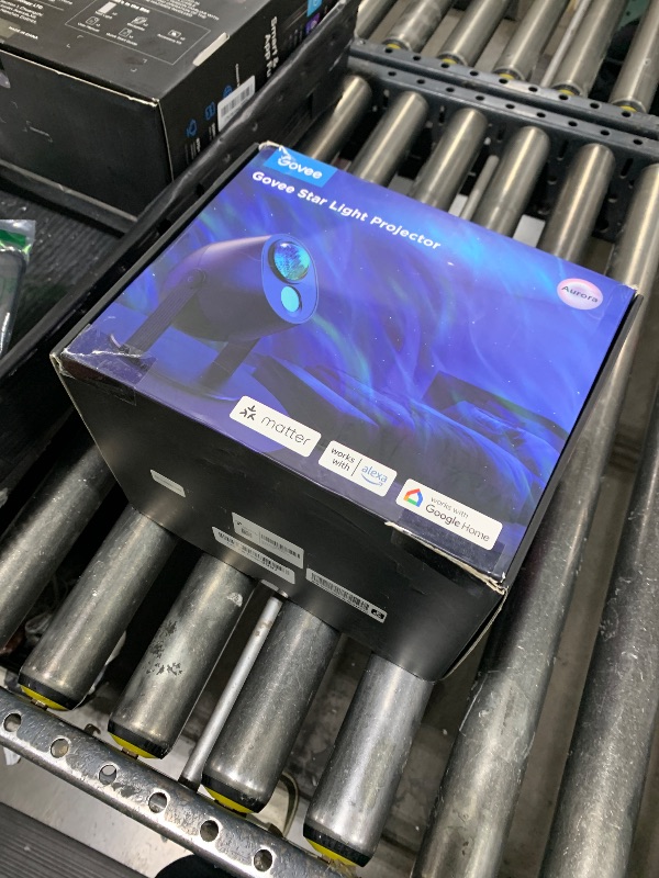 Photo 1 of  Govee Star Light Projector with 3 Aurora Flowing Effects, Works with Matter, Alexa and Google Assistant, 52 Scene Modes, 18 White Noise Options, LED Night Light Projector for Bedroom, Without Plug 