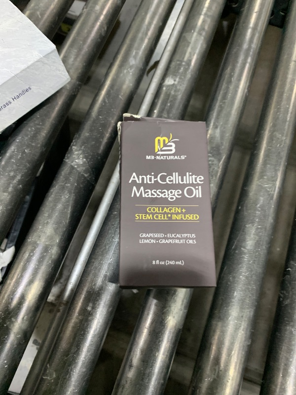 Photo 1 of  Firming Body Massage Oil with Collagen & Stem Cell – Helps Smooth The Appearance of Cellulite & Improve Skin Texture – Refreshing Aromatherapy Body Oil for Legs & Full Body – 8 Fl Oz by M3 Naturals 