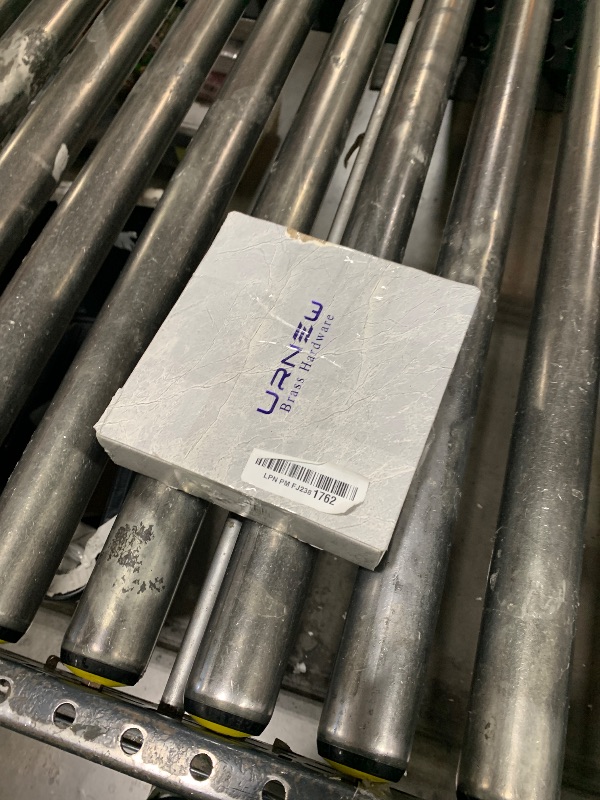 Photo 1 of  -3 Inch (76mm) Brass Knurled Kitchen Cabinet Handles, 5 Pack Antique Brass Vanity Dresser Drawer Puls, Modern Bathroom Cabinet Furniture Handles Wardrobe Furniture Door Hardware 