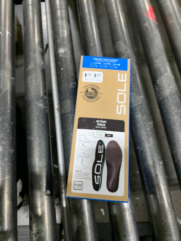 Photo 1 of  SOLE Active Thick Insoles - Custom Moldable Orthotic Support for Any Arch Type, Plantar Fasciitis Relief - Multiple Sizes 