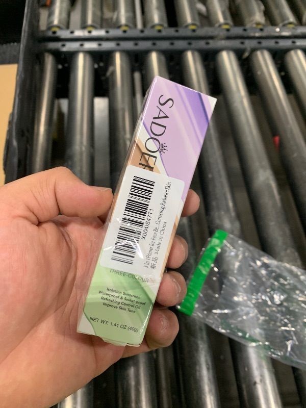 Photo 1 of  3 In 1 Primer for Face Before Makeup, Face Tinted Moisturizer Sunscreen Isolation Cream,SPF 50,One Step Color Corrector Primer, Makeup Primer Oil Control & Concealer Skin Tone Correcting,Radiance Skin 