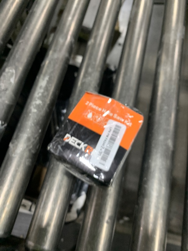 Photo 1 of  DECKRKAT 2-Pack 2-1/16" TCT Hole Saws for Hard Metal, Heavy Duty 52mm Tungsten Carbide Tipped Hole Cutters Set with Spring-Loaded Pilot Drill Bits for Stainless Steel, Metal, Iron, and Plastic. 