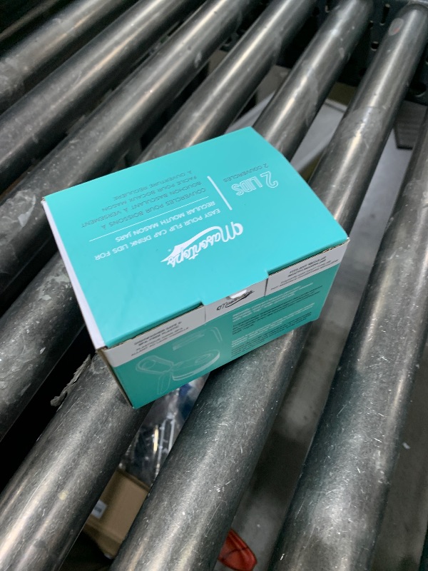 Photo 1 of  Masontops Multi Pour Top Mason Jar Lid with Handle - Wide Mouth Mason Jar Pour Spout Lid Pourer - Ball Mason Jar Pitcher Lid with Handle and Flip Cap – Glass Mason Jar Pitcher Not included - 2 Pack 