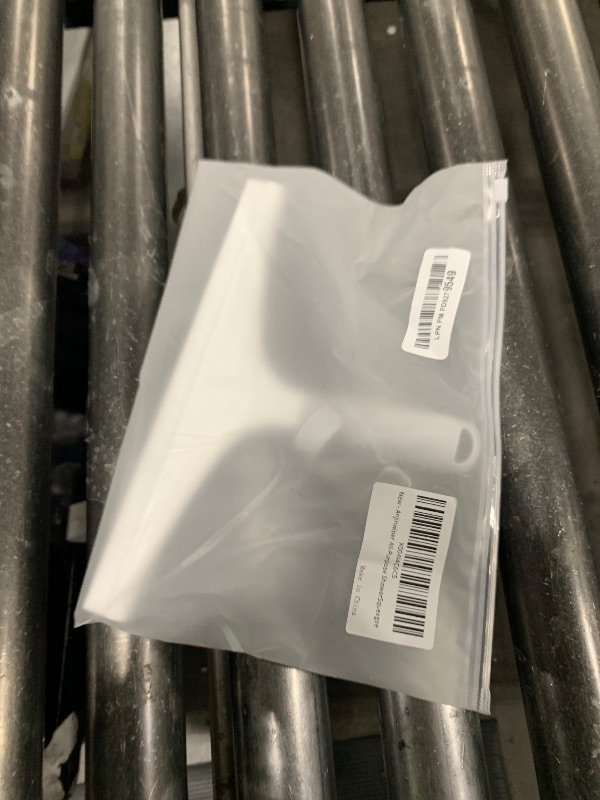 Photo 1 of  Silicone Shower Squeegee for Glass Doors with Hook, Window Squeegee for Shower Doors, Kitchen, Mirrors and Tiles, Glass Squeegee Bathroom Shower(10 inch, Gray) 