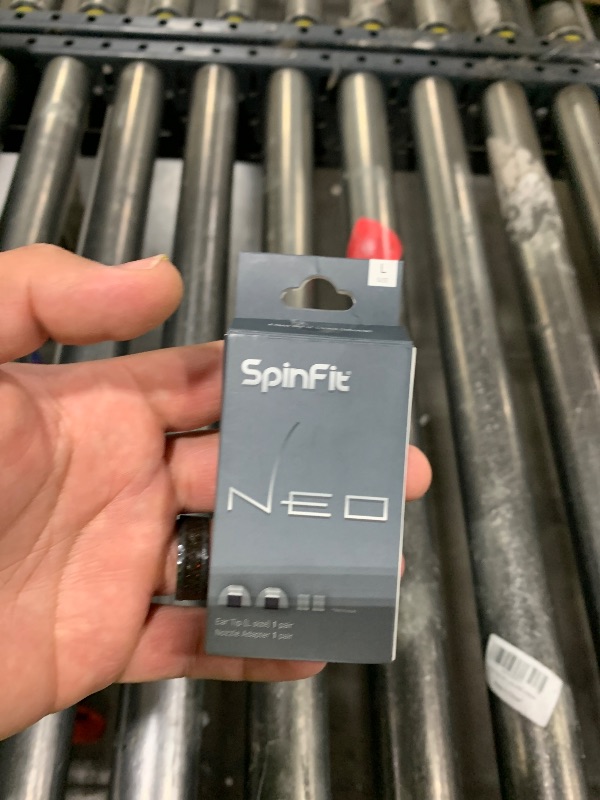 Photo 1 of SpinFit NEO for IEM - L - Silicone Patented Eartips for Replacement, Secure Fit and Supreme Comfort, Reduce Allergic Reaction, One Set Fits Normal and Thin Nozzles (1 Pair)(with Inserts)