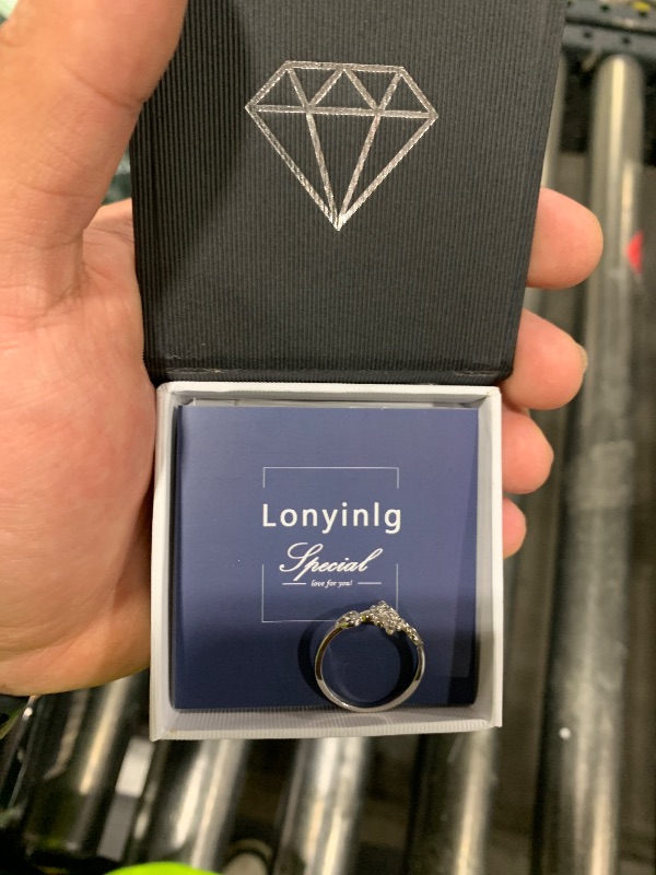 Photo 1 of  S925 Sterling Silver Ring Celtic Knot Heart Cross Eternity Band Stackable Witches Knot Ring Irish Pagan Wiccan Jewelry for Women 