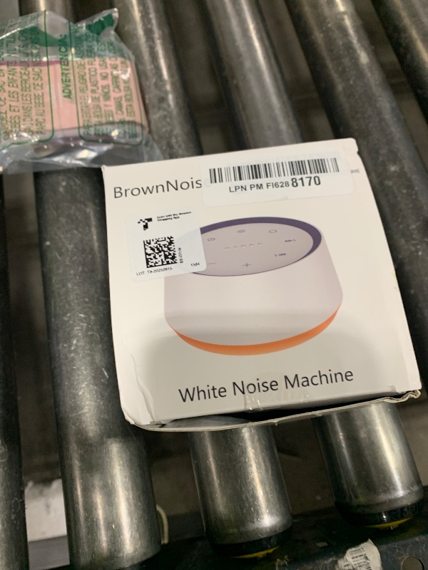 Photo 1 of  Brown Noise Sound Machine with 30 Soothing Sounds 12 Colors Night Light White Noise Machine for Adults Baby Kids Sleep Machines Memory Function 36 Volume Levels 5 Timers for Home Office Travel 