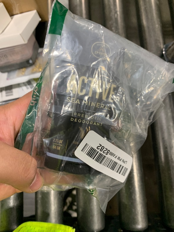 Photo 1 of  Honestly pHresh Prebiotic Natural Deodorant for Men – Aluminum & Baking Soda Free with 24 Hour Odor Protection. Clean Vegan Deodorant for Sensitive Skin. Made In USA – Active Sea Mineral Scent, 2.5 oz 