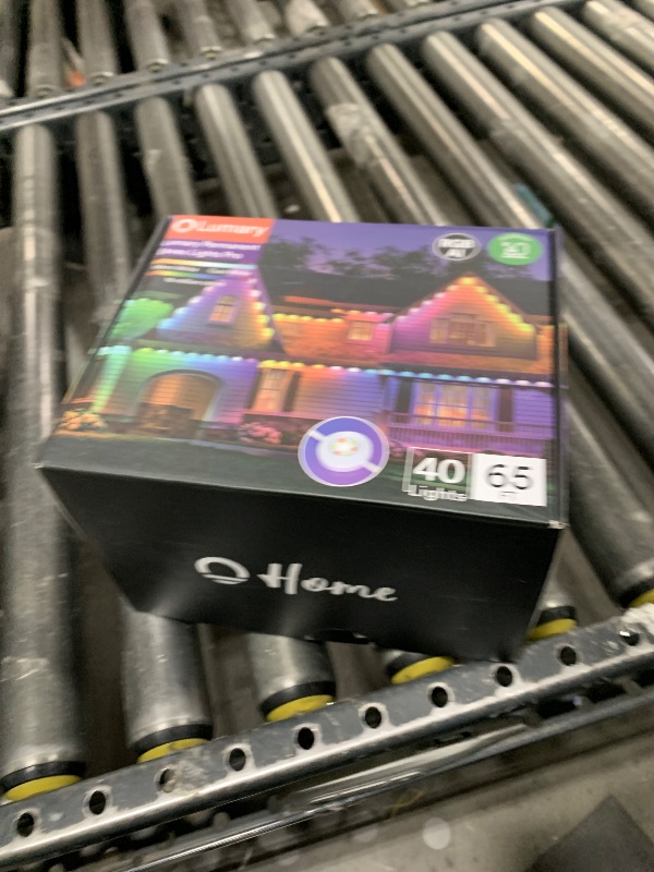 Photo 1 of Lumary Permanent Outdoor Lights Pro with Remote, 40LED 53ft for House, 2000lm RGBAICW Smart Eave Light, Work with Alexa Google, Multi Scene for Daily Halloween Christmas Decor, IP67 Waterproof, White