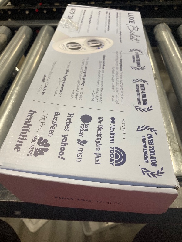 Photo 1 of LUXE Bidet NEO 120 - Single Nozzle, Self-Cleaning, Non-Electric Bidet Attachment for Toilet Seat, Adjustable Water Pressure, Rear Wash (White)