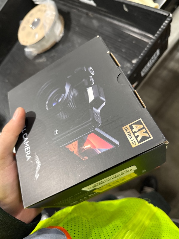 Photo 1 of 4K Digital Camera for Photography & Vlogging, 56MP Point and Shoot Digital Cameras with 180° Flip Screen, 16X Zoom Compact Travel Camera, Portable Cámara for Adults & Beginners with 32GB SD Card