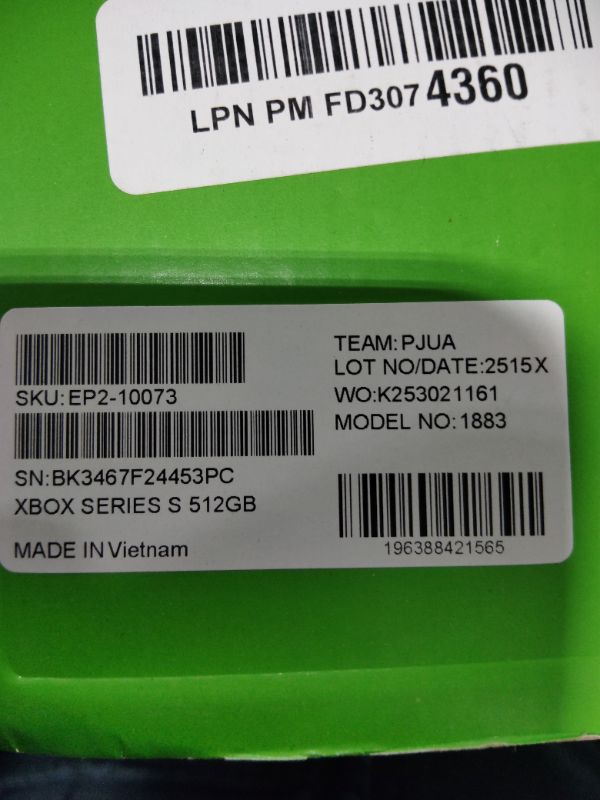 Photo 1 of Xbox Series S - All Digital Gaming Console - 512GB SSD - Includes Wireless Controller - 120FPS (Renewed Premium)