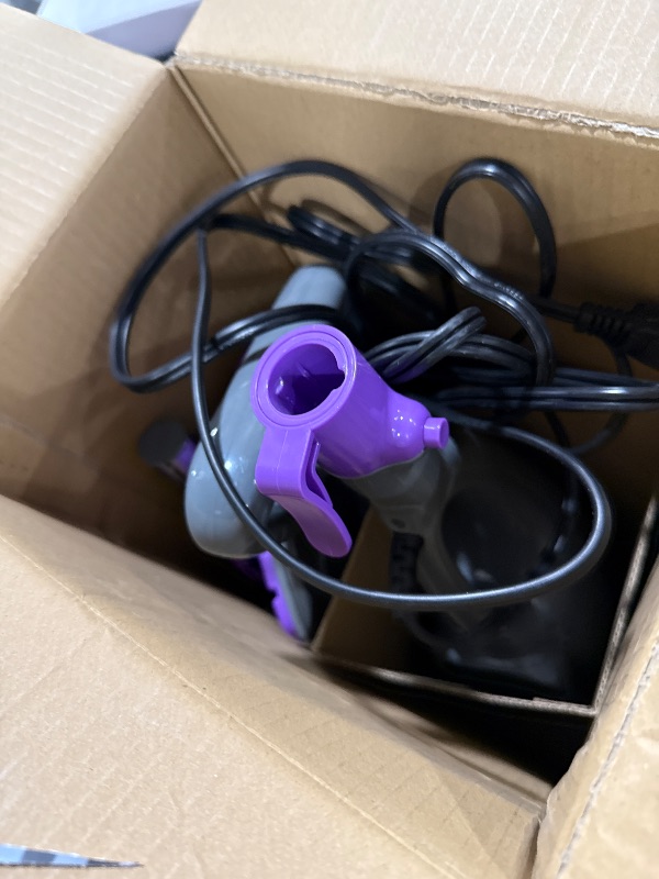 Photo 1 of CYK Steam Mops for Floor Cleaning, 12 in 1 Handheld Steam Cleaner for Home, Floor Steamer for Hardwood Floors and Tile(Purple-grey)