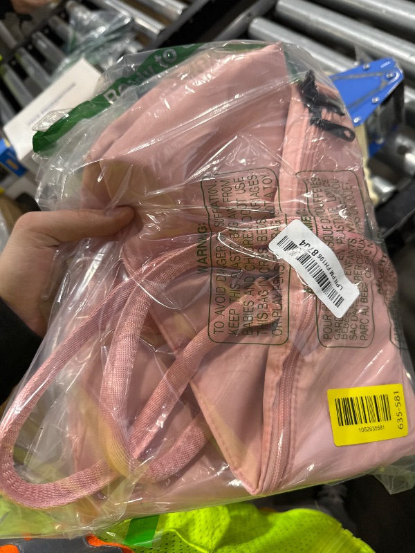 Photo 1 of TOPBAG Travel Duffle Bag, Waterproof Weekender Carry On Tote Bags for Women, Sport Gym Bag for Men, Hospital Bag for Labor and Delivery, Overnight Luggage Bag with Trolley Sleeve Coral Pink