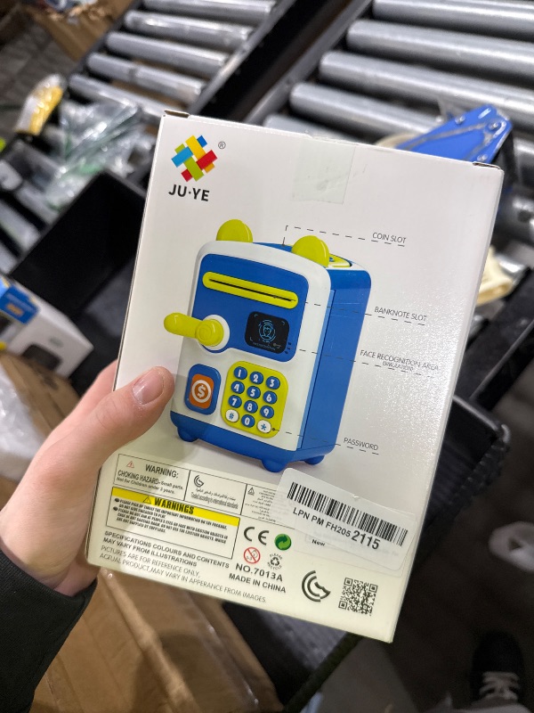 Photo 1 of ?Upgraded? Piggy Bank, Face ID Password Unlocking Electronic Kids Bank ATM Security Unlocking Cash Coin Bank Toys Gifts for Kids, Coin Bank for 3 4 5 6 7 8 9 10 11 12 Year Old Girls Boys