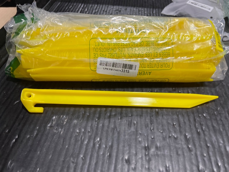 Photo 1 of
MUDOR 12 Inch Plastic Tent Stakes -12 pcs Heavy Duty and Durable Tent Pegs Spike Hook for Campings Outdoor Sand Beach, Sturdy Canopy Stakes Accessories, Garden Lawn Stakes