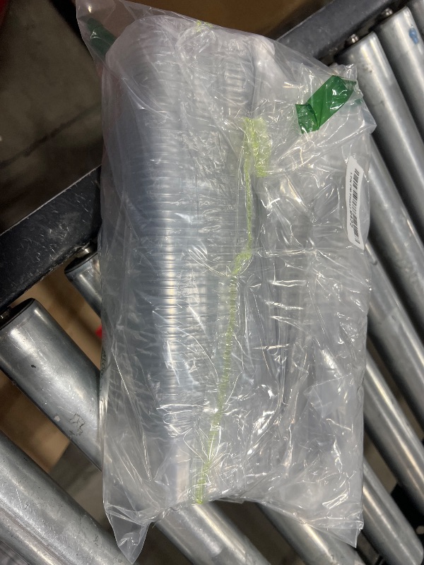 Photo 1 of 100Pcs 8oz Plastic Dessert Cups with Lids and Spoons,Disposable Parfait Cup Square Cake Containers for Party Favor,Mousse,Yogurt,Pudding,Snacks,Fruits,50 Sets