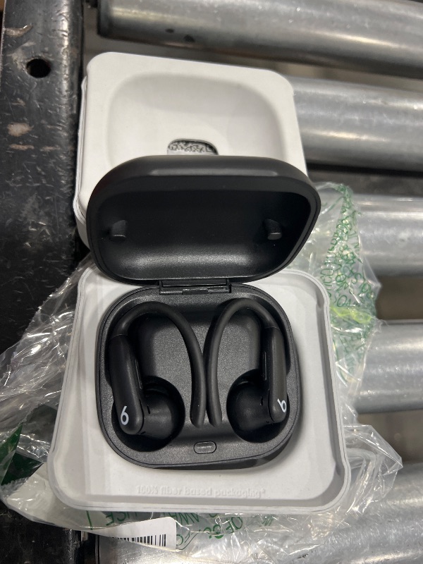 Photo 1 of Beats Powerbeats Pro 2 - Wireless Noise Cancelling Workout Earbuds with Secure- Fit Earhooks, Up to 45-Hour Battery with Charging Case, Sweat & Water Resistant, Heart Rate Monitoring - Jet Black