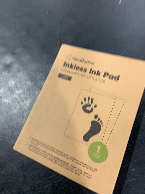 Photo 1 of 1-Pack Inkless Baby Hand and Footprint Kit - Mess Free Ink Pad for Newborn Keepsake, Dog Nose & Paw Print Kit, Clean Touch Ink Pad for Baby Hand & Footprints, Ideal New Mom Gifts (Jumbo)