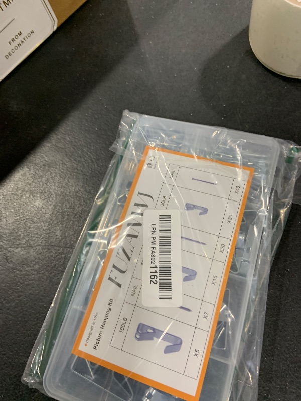 Photo 1 of 117Pcs Picture Hangers, 3 Size Picture Hooks Including 30/50/100lbs, Picture Hanging Kit, Professional Plaster Picture Hanging Kit for Wooden Wall or Drywall(50 Hangers+ 67 Nails)