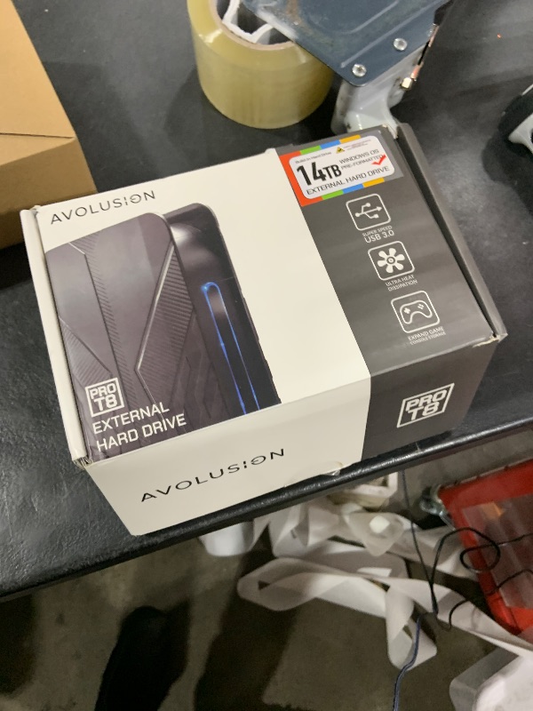 Photo 1 of **SEE NOTES** Avolusion PRO-T8 Series 14TB USB 3.0 External Hard Drive (Black) - 2 Year Warranty