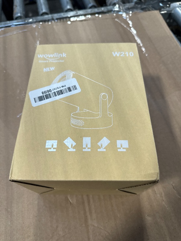 Photo 1 of [Built-in Apps & 2025 Upgraded] Mini Projector with WiFi 6 and Bluetooth 5.4 Support 4K 1080P Auto Keystone 180° Rotatable Projector Portable Compatibile with HDMI/TV Stick/Memory Stick/Laptop, White