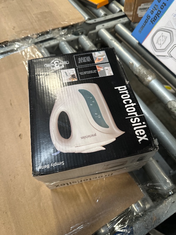 Photo 1 of **WASH RECOMMEND**Proctor Silex Electric Tea Kettle, Water Boiler & Heater Auto-Shutoff & Boil-Dry Protection, 1000 Watts for Fast Boiling, 1 Liter, White