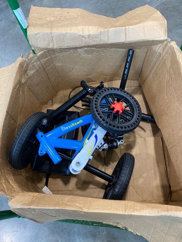 Photo 1 of ***Parts ONLY***
BlessReach Knee Scooter, All Terrain Foldable Knee Scooter Walker, Disc Brake Knee Walker for Foot Injuries Compact Crutches Alternative