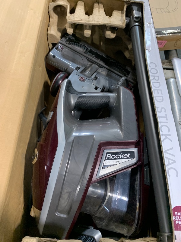 Photo 1 of ***VERY USED**** Shark Rocket Truepet Stick Vacuum, Bagless, Red/Gray (Hv322)