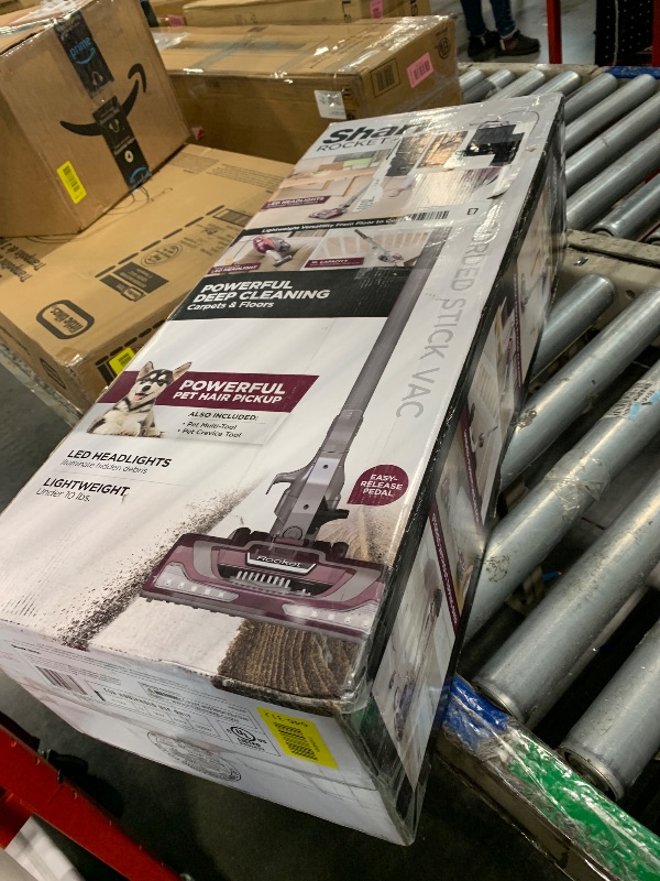 Photo 1 of ***VERY USED**** Shark Rocket Truepet Stick Vacuum, Bagless, Red/Gray (Hv322)