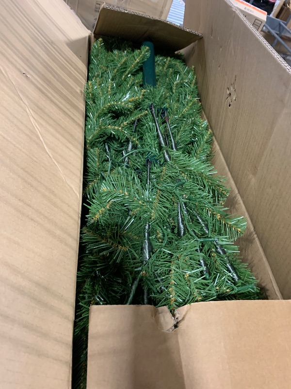 Photo 1 of ***SIMILAR ITEM***** UNKNOWN SIZE****Garvee Christmas Tree, Artificial Prelit Pencil Tree, Easy Assemble, Xmas Decor for Home Party Office Mall Holiday