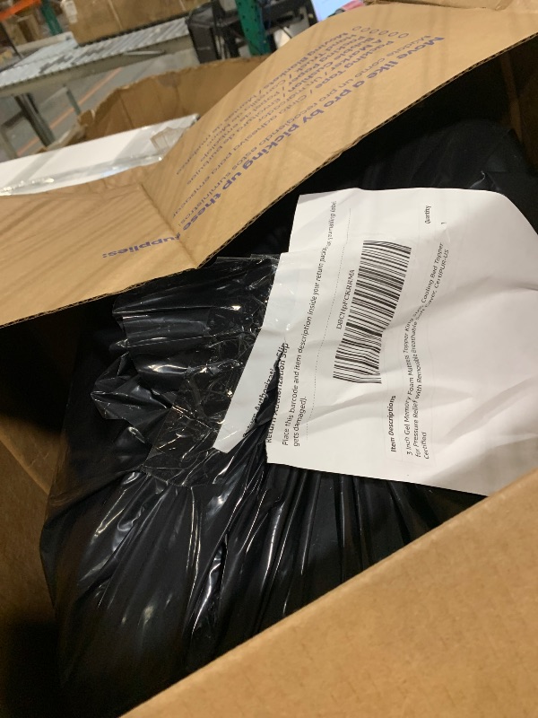 Photo 1 of ***SIMILAR ITEM***** Best Price Mattress 3 Inch Ventilated Memory Foam Mattress Topper, Cooling Gel Infusion, CertiPUR-US Certified, Dorm Essentials, King