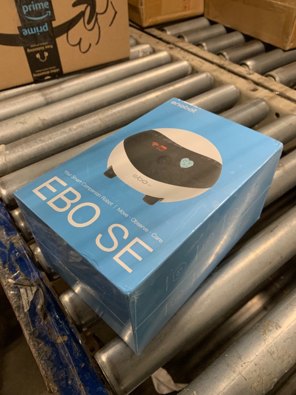 Photo 1 of ***FACTRORY SEALED**** Enabot EBO SE FamilyBot Home Camera Robot: 1080P Movable Pet Camera Indoor, Battery-Operated, Auto-Recharge, Night Vision, 2-Way Talk, Local Storage, APP Control