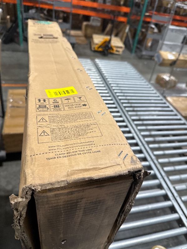 Photo 1 of ****No Power Cable**** TCL 65 Inch Class QM6K Series | Mini LED QLED 4K HDR | 65QM6K, 2025 Model | 120HZ-144HZ High Brightness Smart Google TV Dolby Atmos Onkyo Audio | Voice Remote Alexa Gaming Streaming Television