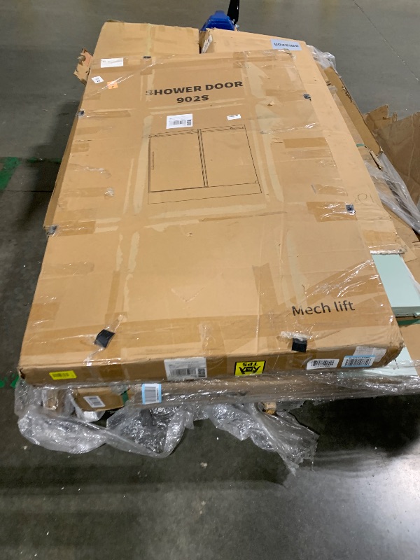 Photo 1 of ** missing hardware*** Frameless Tub Shower Door 56"-60" W X 59" H,Shower Doors for Bathtub,Sliding Door with 5/16" (8mm) Clear Tempered Glass,Silent Soft-Close Design,Stainless Steel Hardware,Sturdy Bathroom Door,Silver