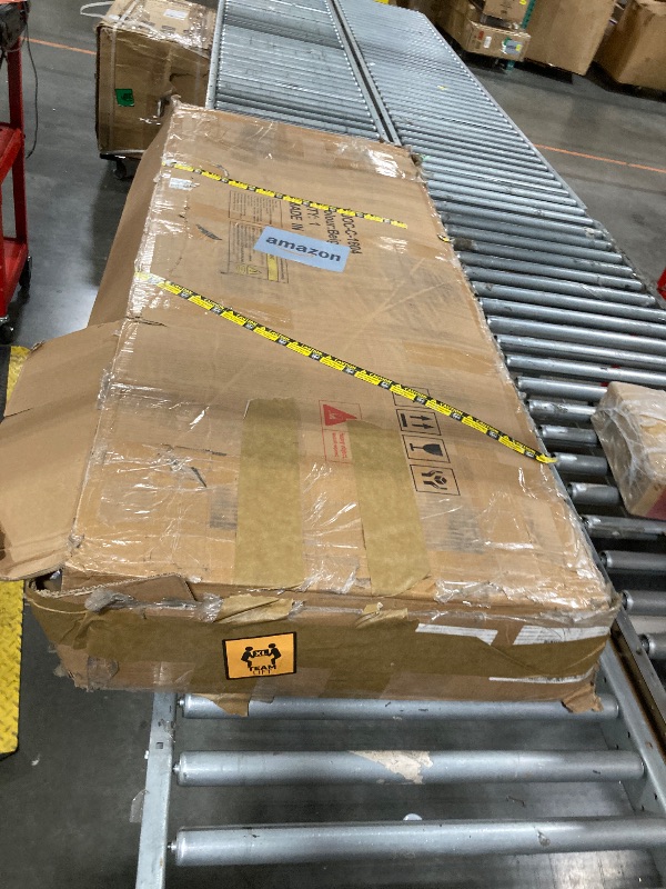 Photo 1 of **ASSEMBLY INSTRUCTIONS INCLUDED** Full Upholstered LED Bed Frame with 2 Storage Drawers and 2-Tier Storage Headboard, Velvet Princess Platform Bed with Charging Station & Bookcase,Heavy Duty Metal Support,No Box Spring Needed,Beige