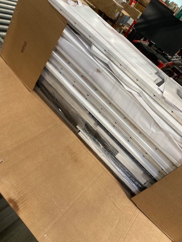 Photo 1 of **ASSEMBLY INSTRUCTIONS INCLUDED** Backyard Discovery Sweetwater White Cedar Wooden Kids Playhouse Cottage with Play Kitchen, Snack Bar, Half Door, Toy Phone, Windows, Flowerpot Holders, Working Doorbell for Outdoor Imaginative Play