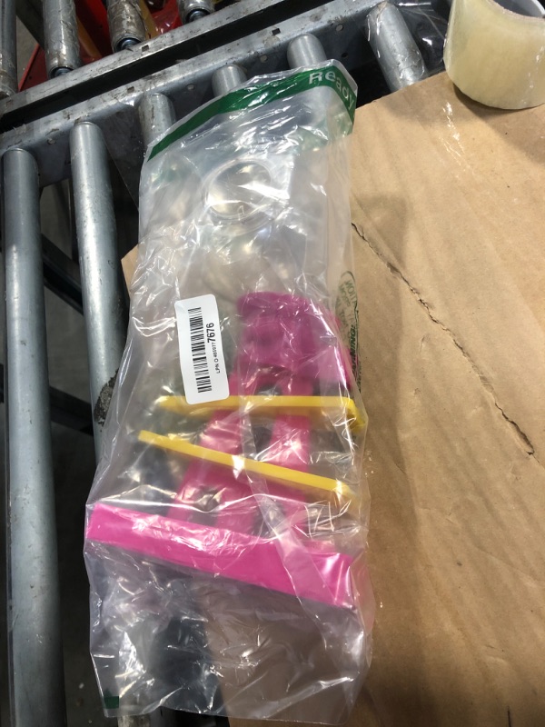 Photo 1 of *MINOR DAMAGE - USED*
Tower Gumball Machine for Kids - 10" Gum Machine Toy Bank - Candy Machine Dispenser Includes 25 Dubble Bubble Gum Balls - Candy Dispenser Machine Christmas Gift Toys for Girls and Boys - Playo (Pink)