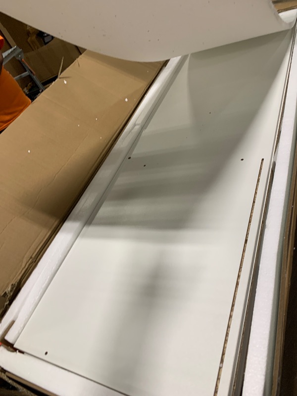 Photo 1 of ////////Product box number 2 is missing/// Incomplete product////////does not include manual... does not have screws////////
YISUFO 70" Fireplace TV Stand, 2-Tier LED Entertainment Center with 36" Fireplace, Fits TVs up to 80", Modern High Gloss TV Cons