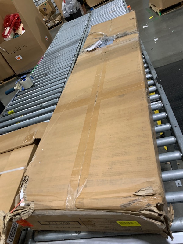 Photo 1 of ////////Product box number 2 is missing/// Incomplete product////////does not include manual... does not have screws////////
YISUFO 70" Fireplace TV Stand, 2-Tier LED Entertainment Center with 36" Fireplace, Fits TVs up to 80", Modern High Gloss TV Cons