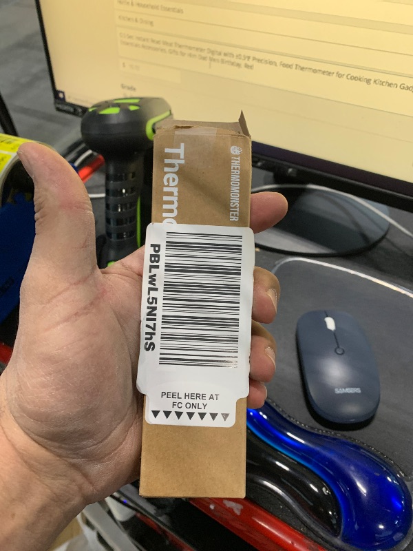 Photo 1 of 0.5 Sec Instant Read Meat Thermometer Digital with ±0.5? Precision, Food Thermometer for Cooking Kitchen Gadgets, Oven Grill Candy BBQ Essentials Accessories, Gifts for Him Dad Men Birthday, Red