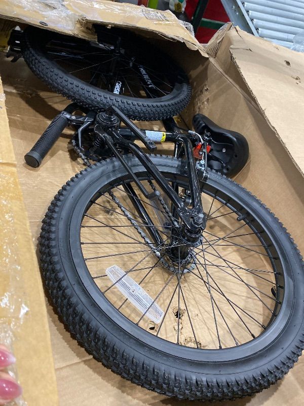 Photo 1 of *MISSING PARTS UNKNOWN*
cubsala 20 Inch BMX Race Bike Trident Bicycles Beginner-Level to Advanced Riders with 2 Pegs Trick Cycling and Professional BMX Riding, Color Black