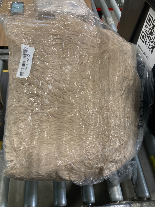 Photo 1 of ** similar ** SHACOS Soft Fluffy Bathroom Rugs Set of 3 Pieces Bath Mats with U Shape Toilet Rugs Non Slip Washable Bath Rugs Absorbent Bathroom Carpet for Shower Tub Sink, Light Beige