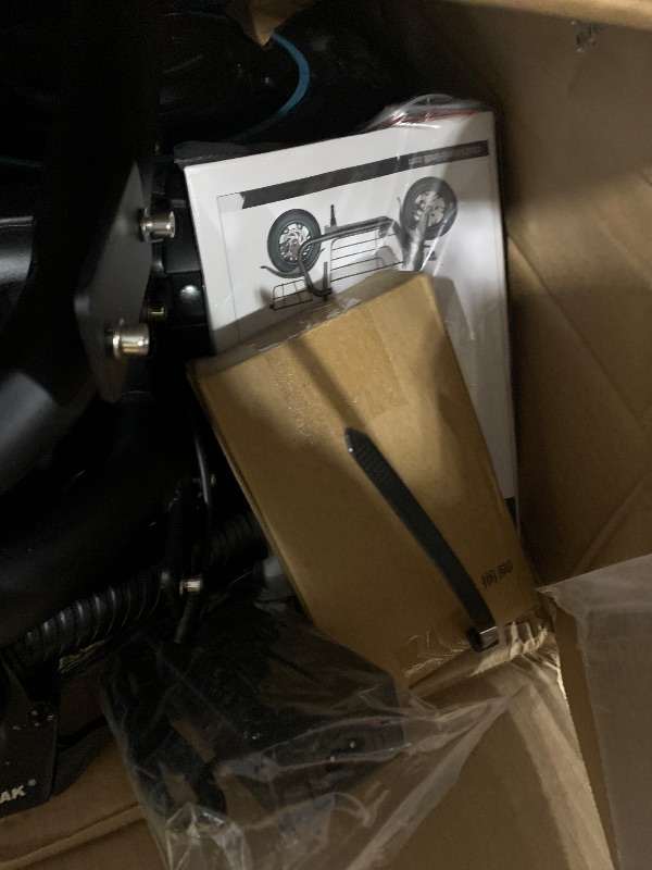 View 4 of **MANUAL AND HARDWARE INCLUDED** URBANMAX Electric Scooter with Seat, 300W Motor, 15.5MPH Top Speed, 20 Miles Range, Adults Electric Scooter with Large Storage Basket for Pets Dogs and Items?C1S-V1