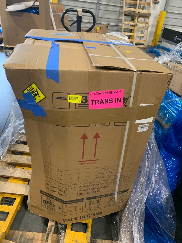 Photo 1 of ** UNTESTED** Tylza 30 Inch Wine and Beverage Refrigerator, Dual Zone Wine Beverage Cooler 30" with French Door, Under Counter Wine Beer Fridge Built-In or Freestanding, Holds 29 Bottles and 110 Cans TYBC200