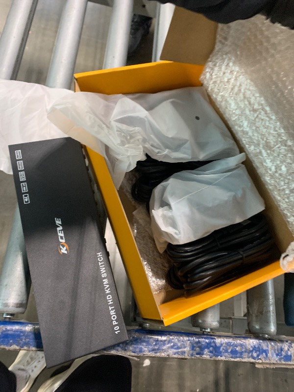 Photo 1 of 10 Port 8 Port KVM Switch HDMI 4K@60Hz EDID Simulation, USB 3.0 HDMI KVM Switch for 10 Computers Share 1 Monitor and 4 USB Devices, KVM Switches with Audio RS232 Wired Remote 12V Power and USB Cable